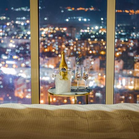 Sky Deluxe 3 Fitness & Spa Apartment Skopje Bagian luar foto