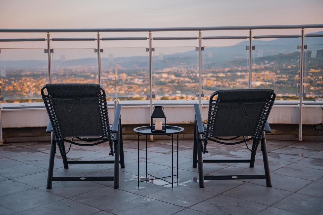 Sky Deluxe 3 Fitness & Spa Apartment Skopje Bagian luar foto